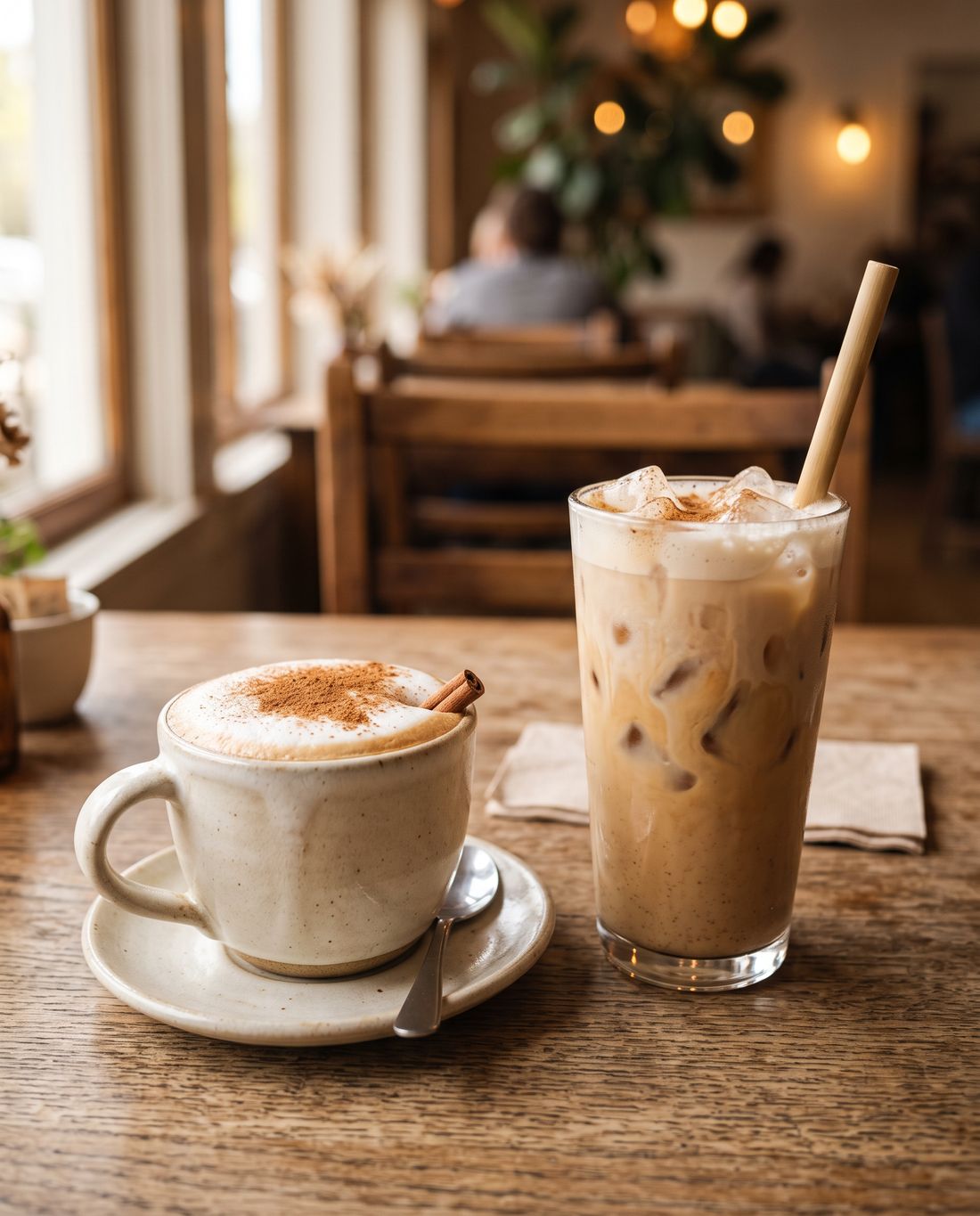 Hot and iced chai